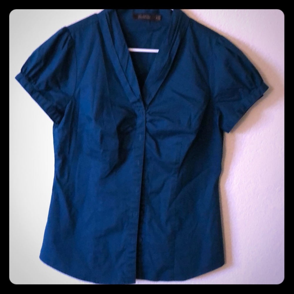 The Limited Essential Shirt Short Sleeve Teal sz M